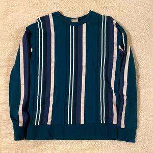 Mens Jack & Jones Striped Crewneck